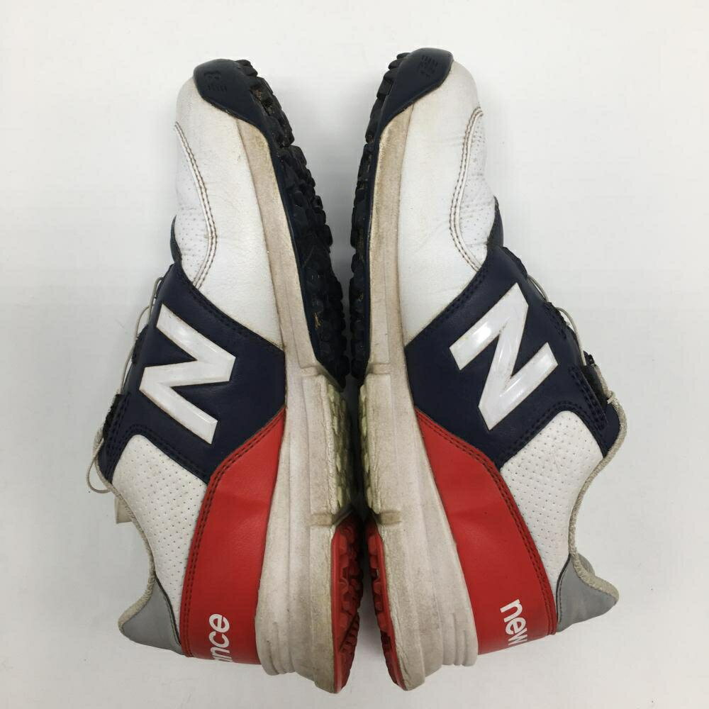 【ポイント10倍！楽天スーパーセール期間限定】ニューバランス ゴルフシューズ 白×ネイビー BOA スパイクレス レディース 22.5 ゴルフウェア New Balance