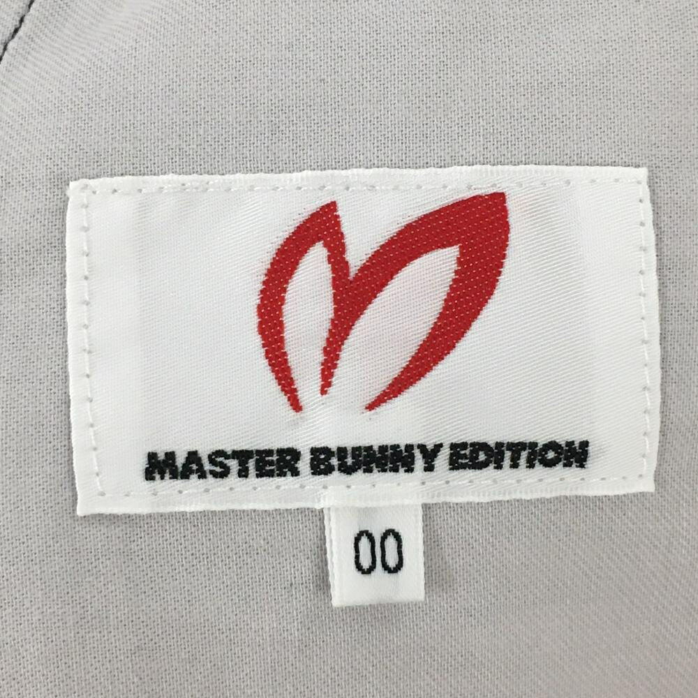 【美品】マスターバニー ショートパンツ グレー×黒×レッド チェック ニット レディース 00(XS) ゴルフウェア MASTER BUNNY EDITION