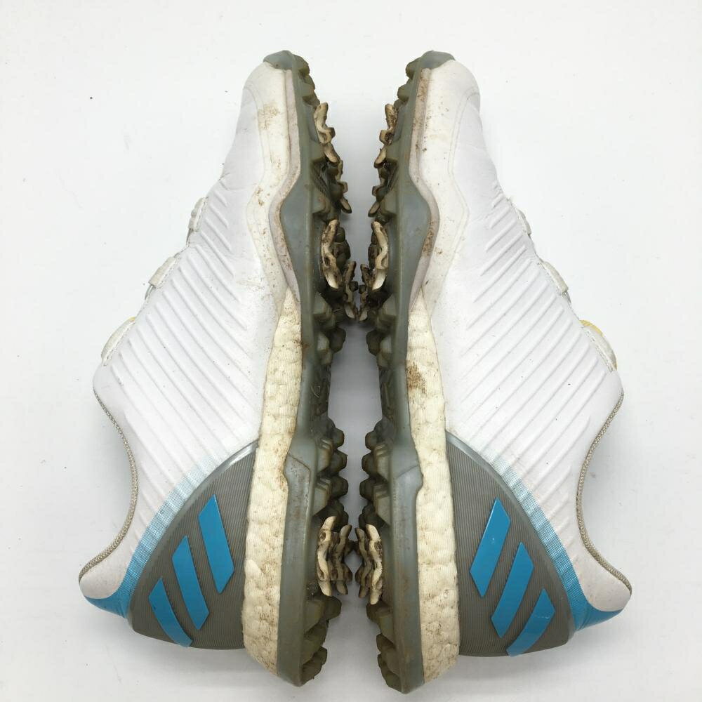 アディダス ゴルフシューズ×シューズケース 白 アディパワー フォージド ボア BB7843 レディース 24.0 ゴルフウェア adidas