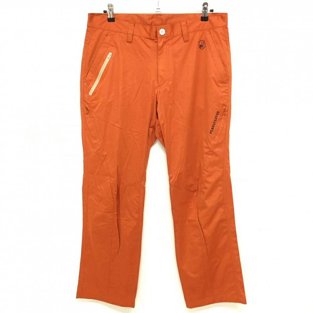 ★特価5%OFF★パーリーゲイツ パンツ オレンジ 複数ポケット メンズ 6(XL) ゴルフウェア PEARLY GATES
