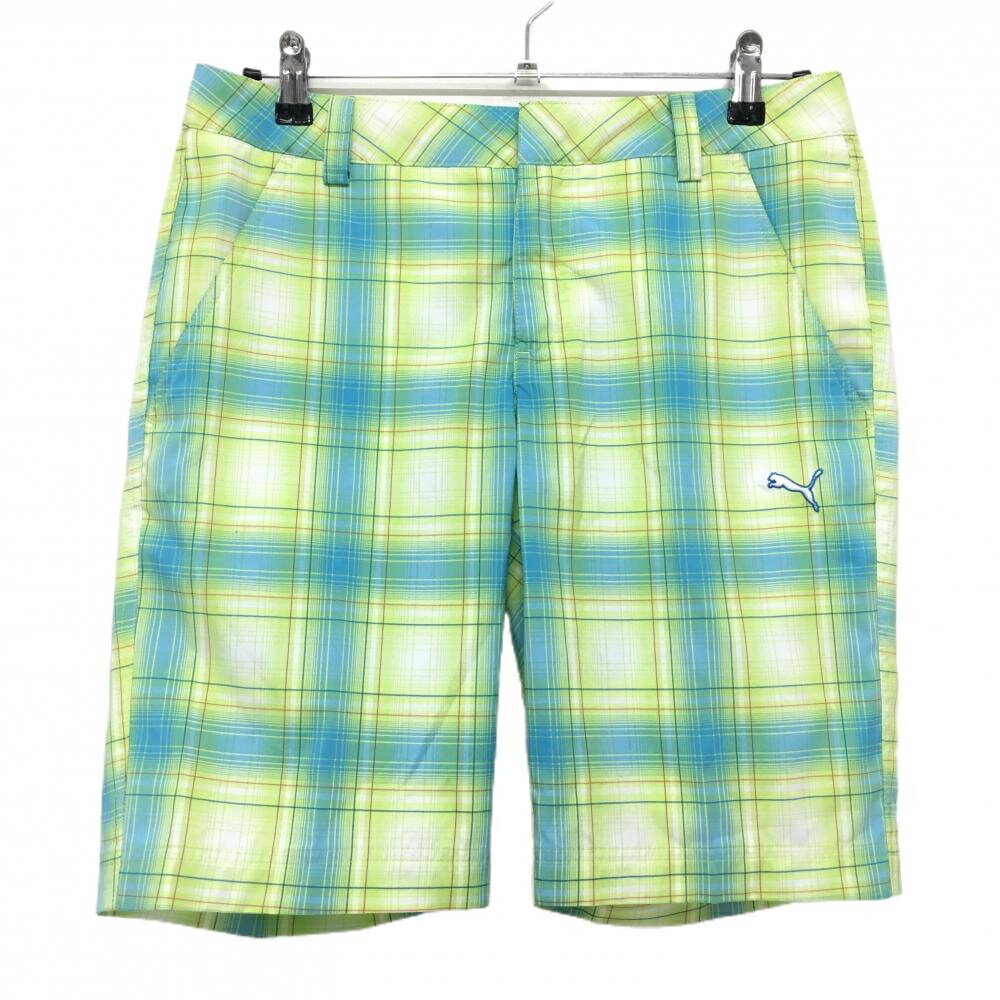 プーマハーフパンツライトグリーン×...
