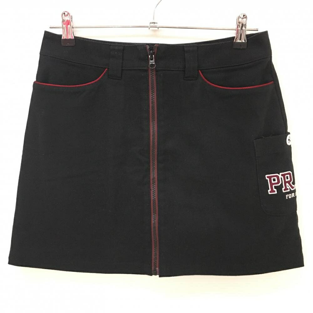 パラディーゾスカート黒×ボルドーフ...