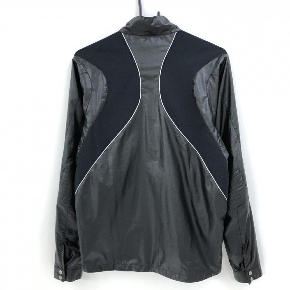 【美品】プーマ ジャケットブルゾン 黒 袖下・肩パンチング メッシュ裏地 メンズ M ゴルフウェア PUMA
