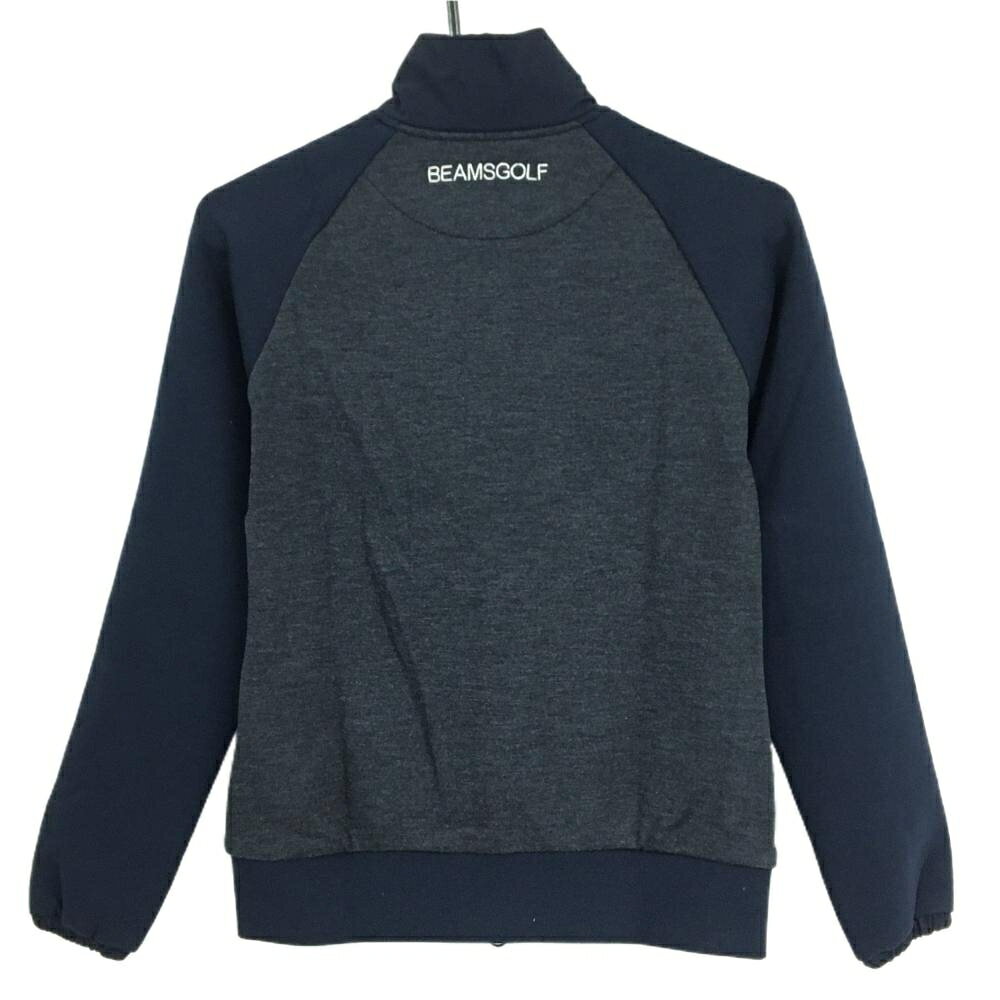 ビームスゴルフ 異素材ジャケット ネイビー系 裏起毛 レディース S ゴルフウェア 2022年モデル BEAMS GOLF