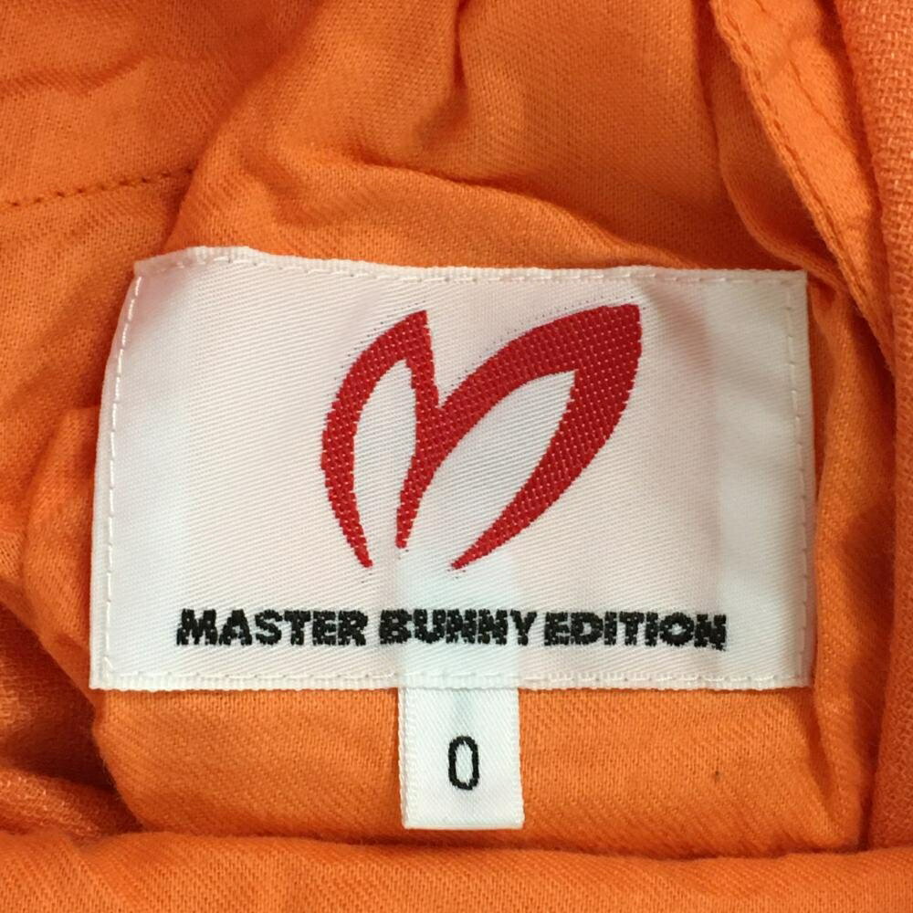 マスターバニー パンツ オレンジ ウエストリボン レディース 0(S) ゴルフウェア MASTER BUNNY EDITION