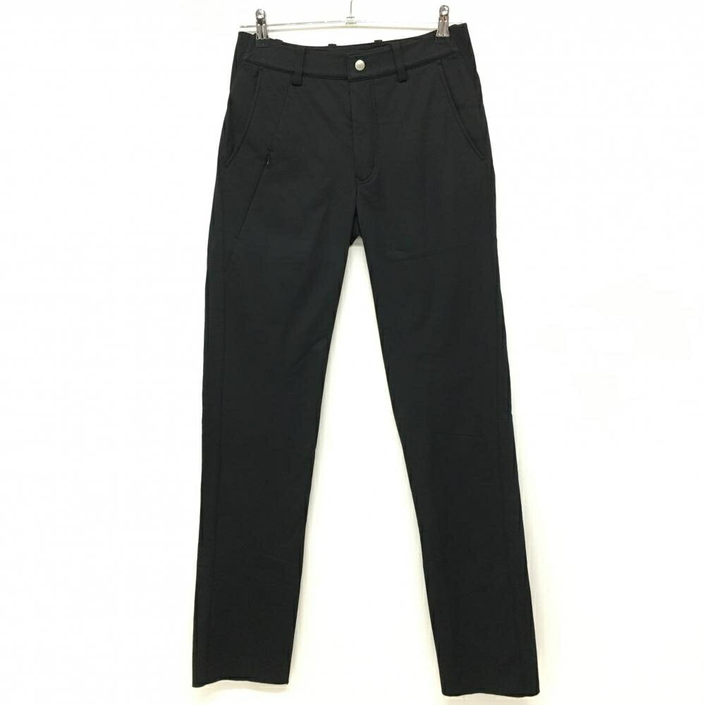 【美品】タイトリスト パンツ 黒 シンプル 裏起毛 メンズ S ゴルフウェア TITLEIST