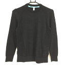 ★特価★【超美品】アディダス セーター 黒 一部メッシュ編み コットン混 レディース M ゴルフウェア adidas