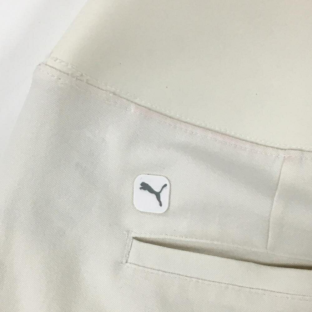 プーマ パンツ 白 ストレッチ ウエストゴム メンズ M ゴルフウェア PUMA