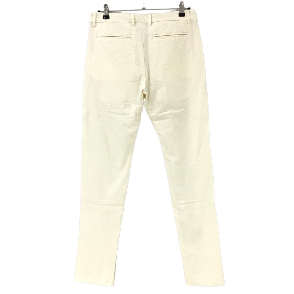 【新品】エフィカスブラン パンツ アイボリー 裏微起毛 ストレッチ メンズ L ゴルフウェア efficace