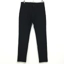 ★特価★【新品】エフィカスブラン ストレッチパンツ 黒 裏微起毛 無地 メンズ 88(LL) ゴルフウェア efficace(4)