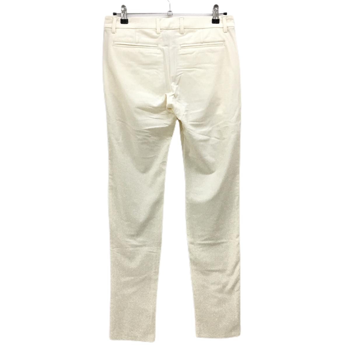 【新品】エフィカスブラン ストレッチパンツ アイボリー 裏微起毛 無地 メンズ LL ゴルフウェア efficace
