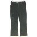 ★特価★ゾーイ コーデュロイパンツ ダークグリーン 5ポケット レディース 38(M) ゴルフウェア ZOY