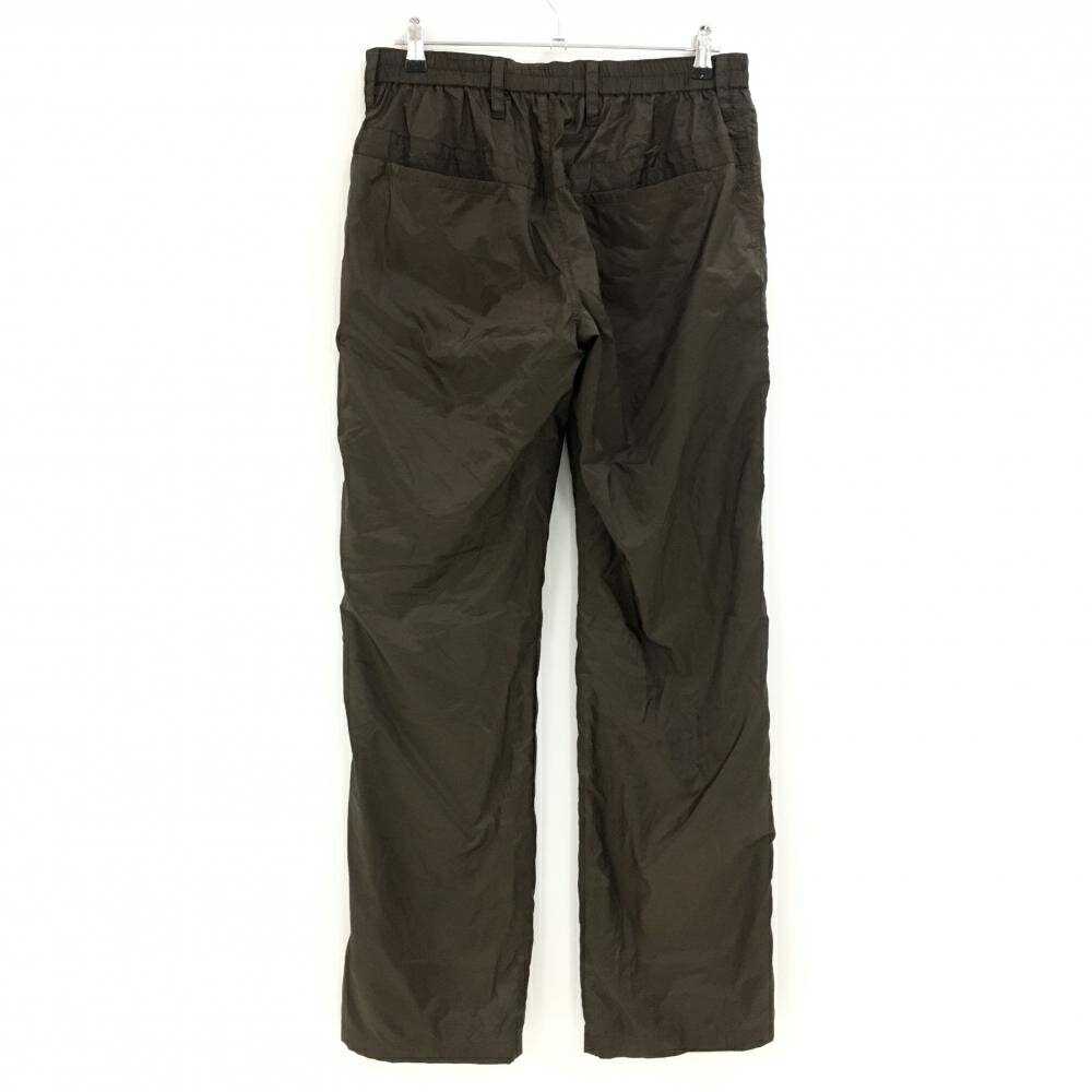 ダンスウィズドラゴン パンツ ブラウン ロゴゴールド 保温 メンズ 3(L) ゴルフウェア Dance With Dragon