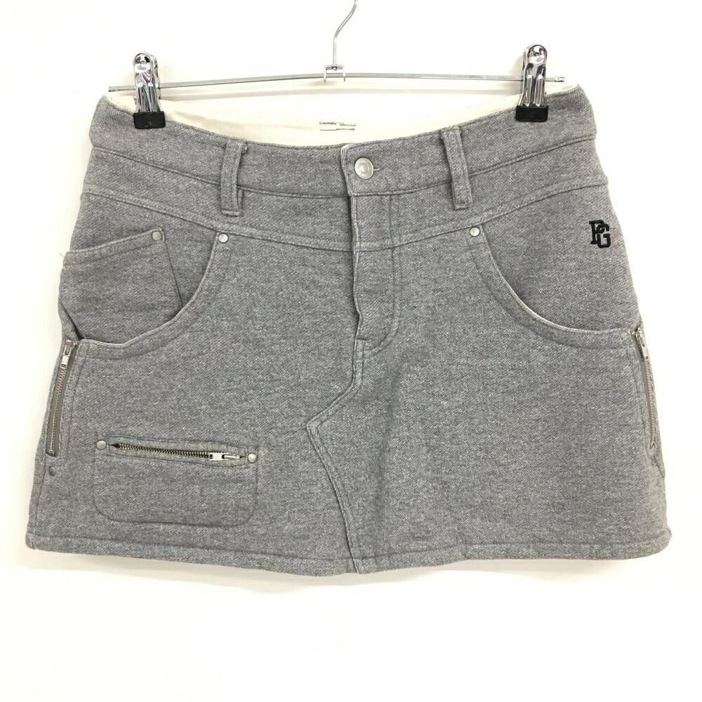 【美品】パーリーゲイツ スカート グレー スウェット地 複数ポケット レディース 1(M) ゴルフウェア PEARLY GATES reonard-10127992 レオナード 楽天市場店 パッケージ画像