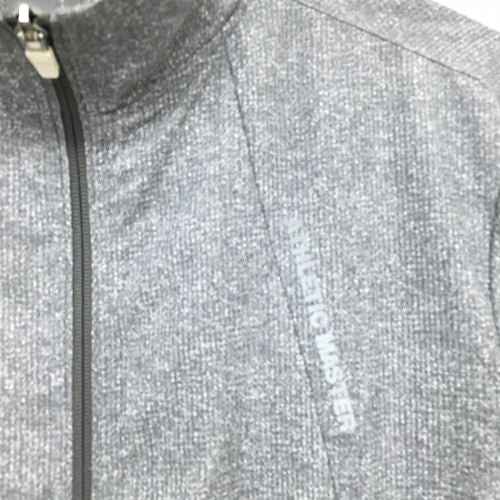 マスターバニー ジャケットブルゾン 杢グレー メッシュ調 メンズ 4(M) ゴルフウェア MASTER BUNNY EDITION