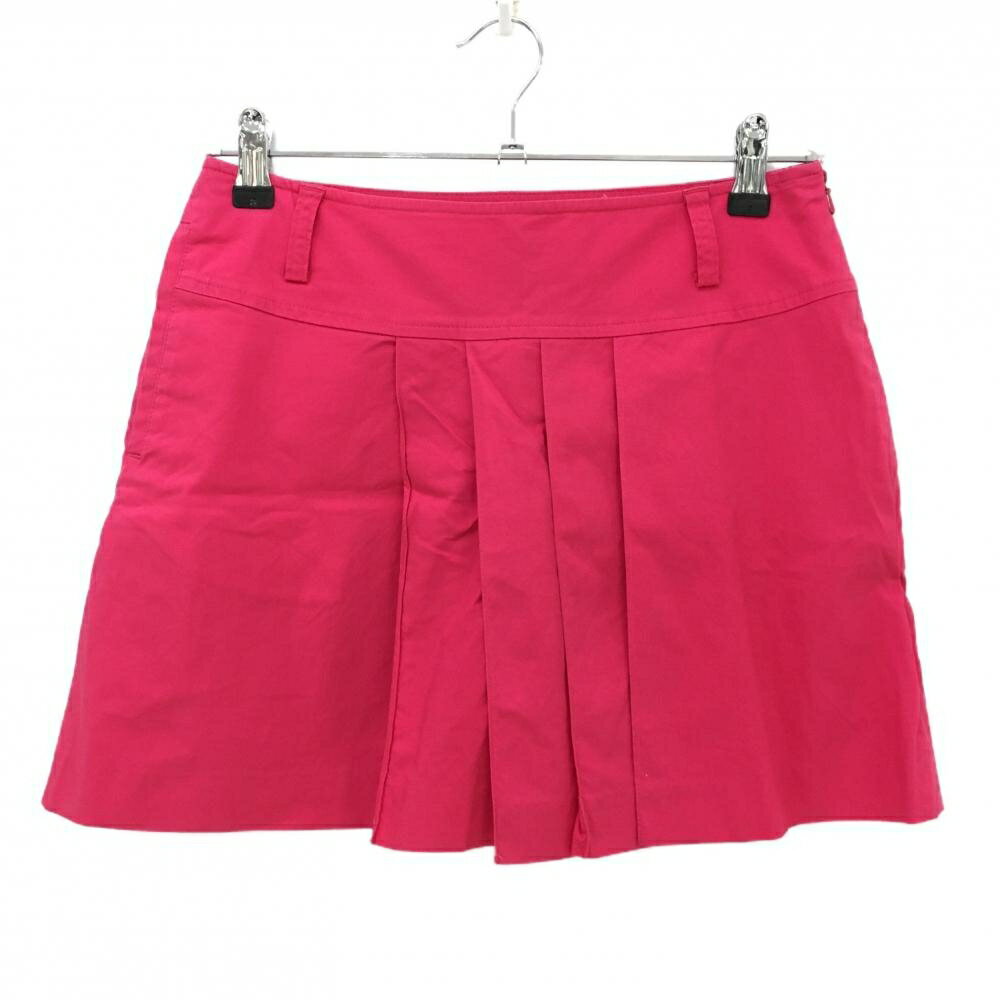 フィドラスカートピンク一部プリーツ...