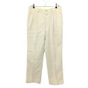 ★特価★【美品】パーリーゲイツ パンツ ベージュ スラックス 無地 メンズ 6(XL) ゴルフウェア PEARLY GATES
