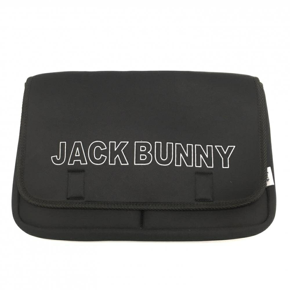 【超美品】ジャックバニー パソコンケース 黒×白 タブレットケース モバイルケースゴルフ Jack Bunny