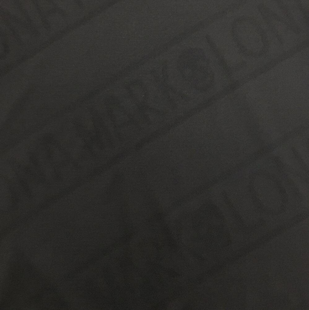 【美品】マークアンドロナ インナーシャツ 黒 ロゴ地模様 半端袖 スカル メンズ S ゴルフウェア MARK＆LONA