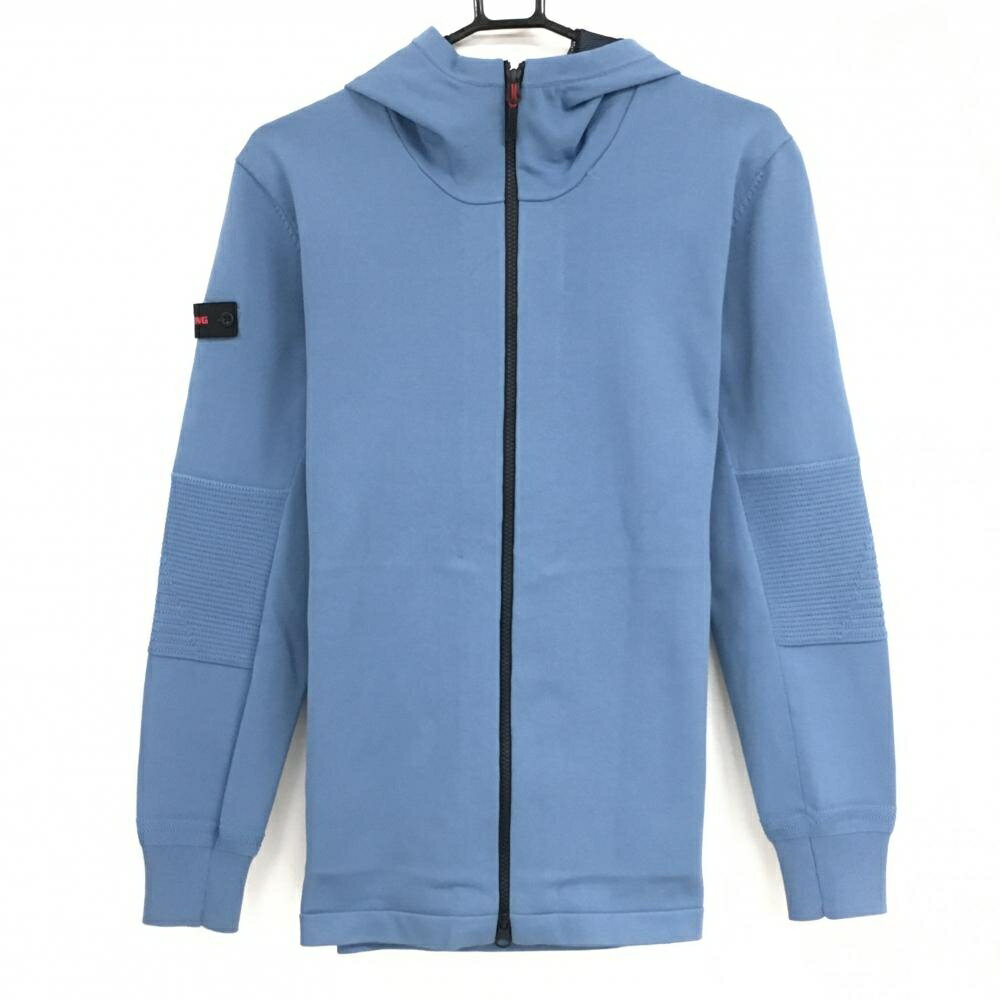 超美品】ブリーフィング ジップパーカー 黒 総柄織生地 袖口・裾 超美品】ブリーフィング ジップパーカー 黒 総柄織生地 袖口・裾