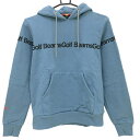ビームスゴルフ パーカー ライトブルー ロゴプリント レディース M ゴルフウェア BEAMS GOLF