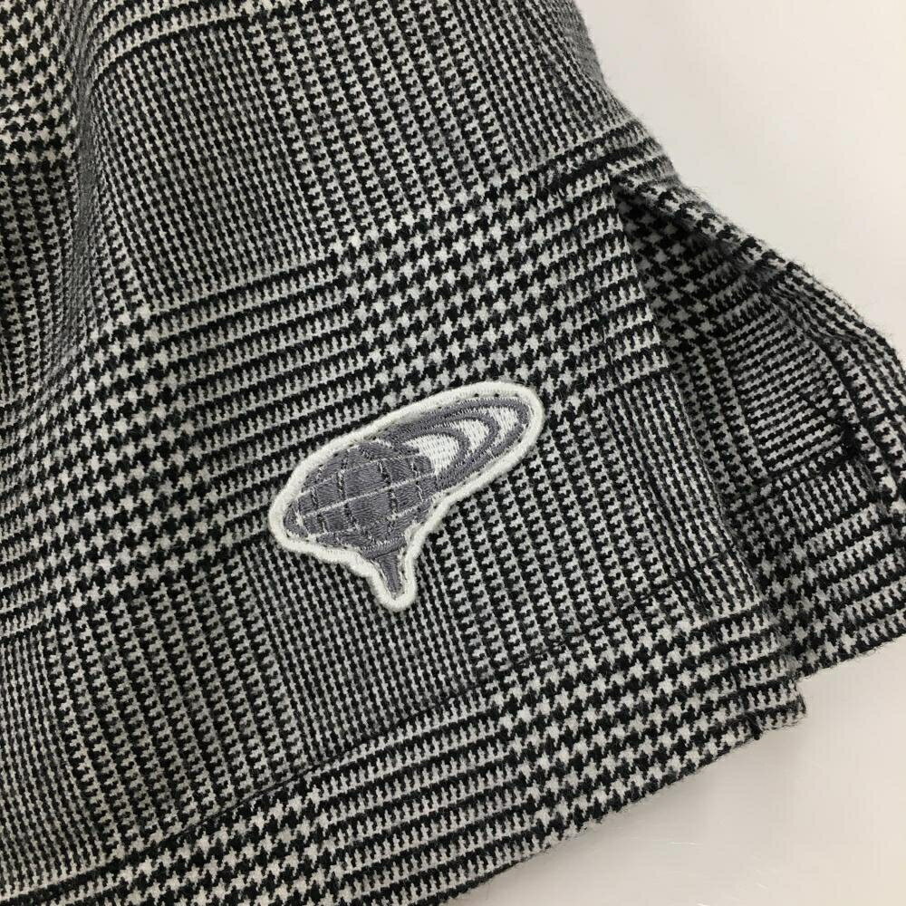 【美品】ビームスゴルフ ジャンパースカート 黒×白 グレンチェック レディース M ...