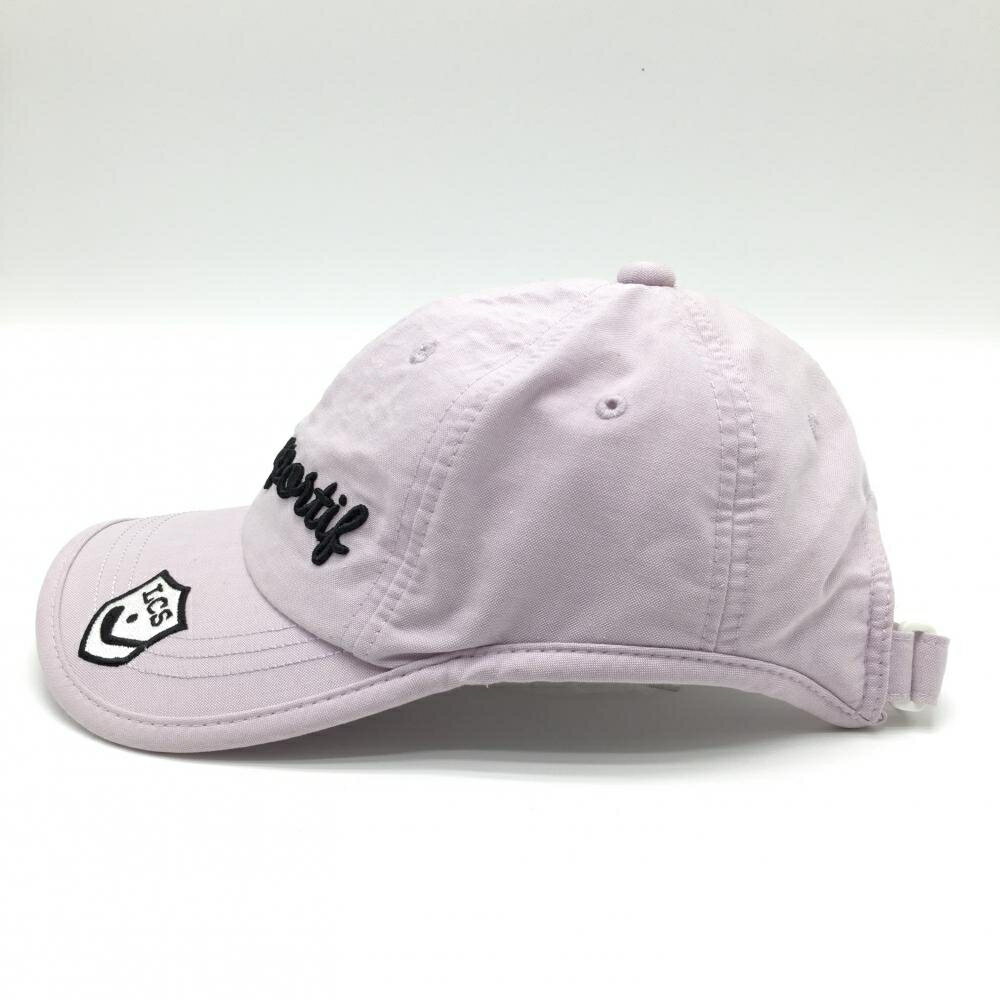ルコック キャップ ライトパープル 立体ロゴ刺しゅう F ゴルフウェア le coq sportif