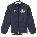 ★特価★【美品】ニューバランスゴルフ ジップパーカー ネイビー×白 薄手 ブルゾン レディース 0(S) ゴルフウェア New Balance