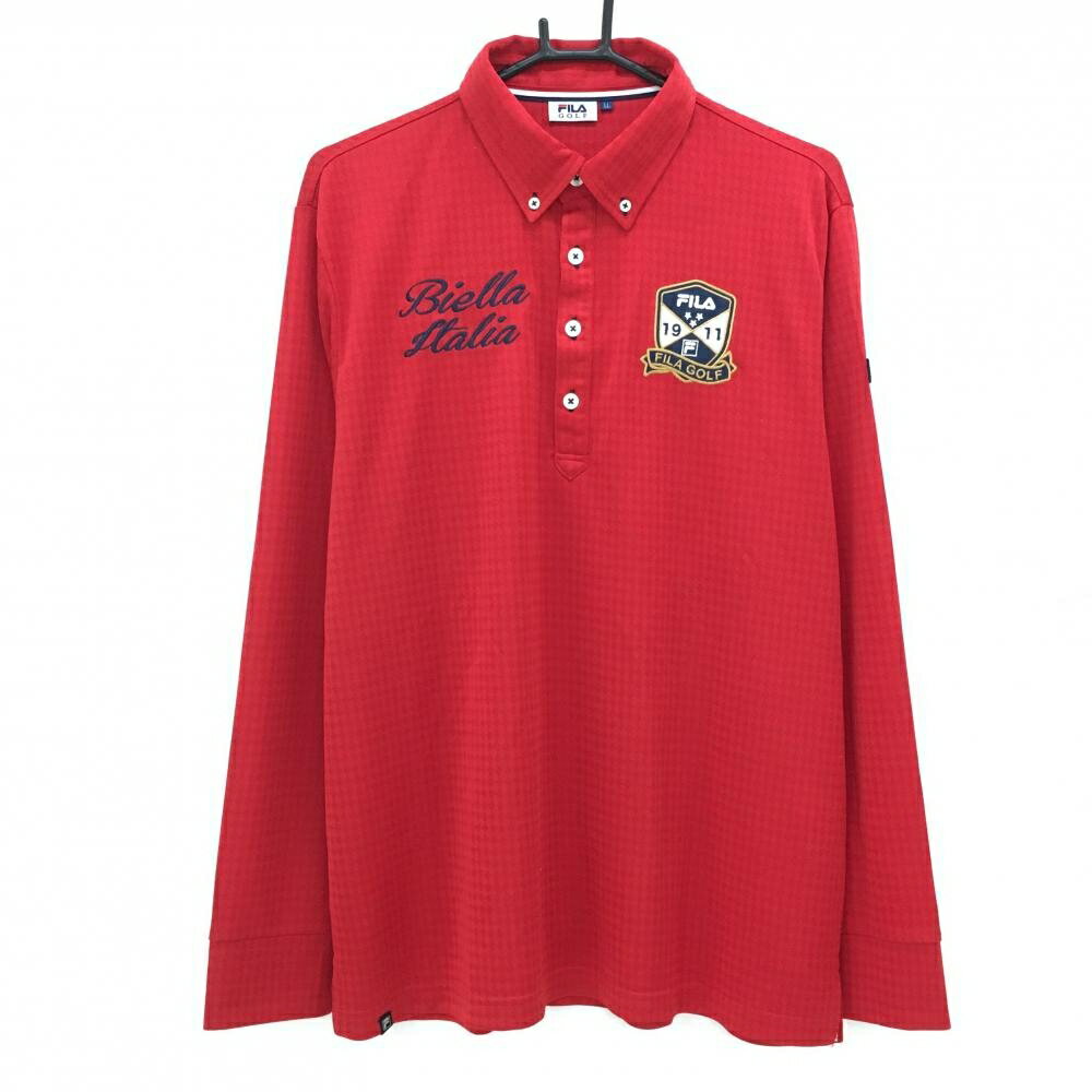 ★特価★フィラゴルフ長袖ポロシャツ...