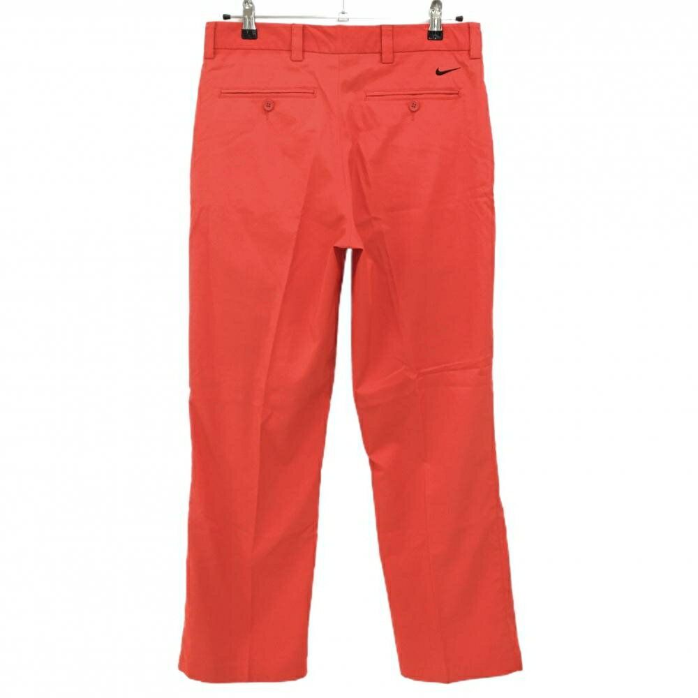 ナイキゴルフ ストレッチパンツ レッド系 シンプル ロゴ刺しゅう メンズ 31(M) ゴルフウェア NIKE