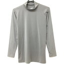★特価★【美品】プーマ ハイネックインナーシャツ ライトグレー ネックロゴ メンズ M ゴルフウェア 2022年モデル PUMA