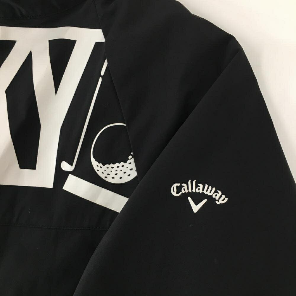 キャロウェイ ジャケットブルゾン 黒×白 裏地メッシュ TOKYO レディース M ゴルフウェア Callaway