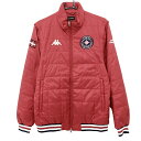 ★特価★【美品】カッパ 2WAY中綿ジャケット レッド 袖着脱可 メンズ O ゴルフウェア Kappa