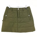 ★特価★ジャックバニー 中綿スカート カーキ 格子チェック地模様 内側インナーパンツ レディース 1(M) ゴルフウェア Jack Bunny(4)
