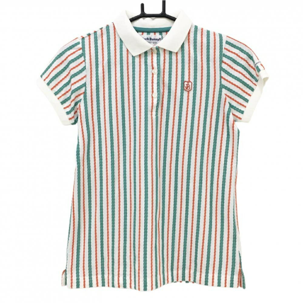 商品説明 ブランド Jack Bunny アイテム 半袖ポロシャツ 表記サイズ 0 ※海外サイズの場合もございます。必ず実寸サイズをご確認ください。 実寸サイズ 　身幅：約43cm　袖丈：約13.5cm　肩幅：約33.5cm　着丈：約57c...