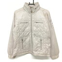 ★特価★MUスポーツ 中綿ジャケット ベージュ フード収納可 レディース L ゴルフウェア M・U SPORTS