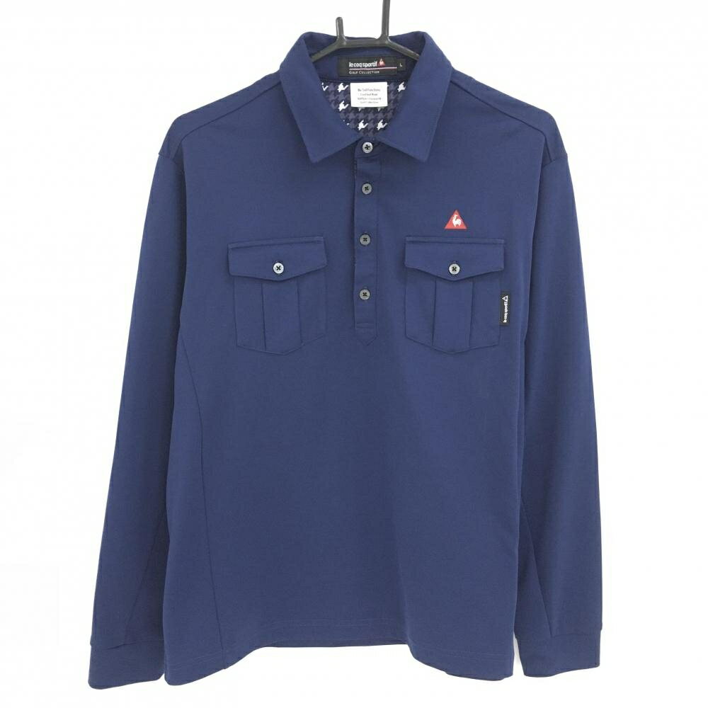 ★特価★ルコックゴルフ長袖ポロシャ...