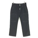 ★特価★【美品】ダンスウィズドラゴン パンツ 黒 ステッチ白 メンズ 2(M) ゴルフウェア Dance With Dragon(4)