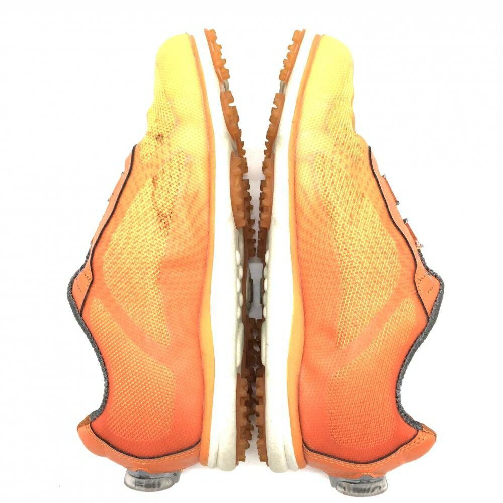 フットジョイ ゴルフシューズ オレンジ×イエロー 98008J スパイクレス ダイヤル式 BOA レディース 23.5 ゴルフウェア FootJoy