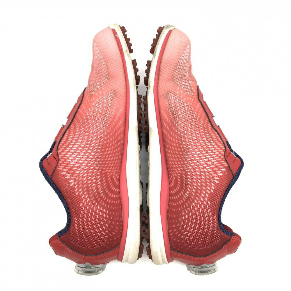 フットジョイ ゴルフシューズ レッド 98009J スパイクレス ダイヤル式 BOA レディース 23.5 ゴルフウェア FootJoy
