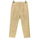 ★特価★【超美品】アダバット パンツ ベージュ×黒 サイドロゴ ストレッチ メンズ 46 ゴルフウェア adabat(4)