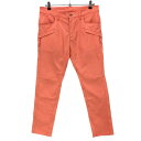 ★特価★ジャックバニー パンツ オレンジ ジップポケット ストレッチ メンズ 5(L) ゴルフウェア Jack Bunny(4)