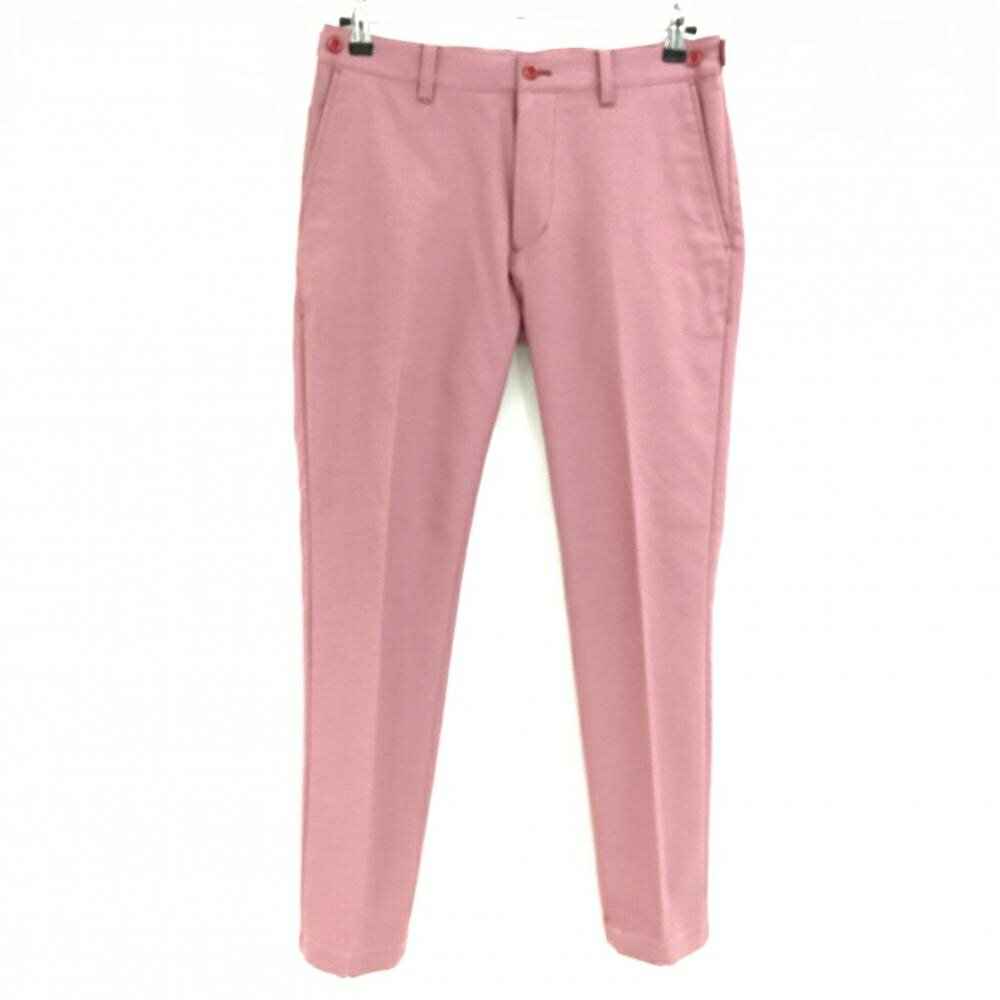 タイトリスト パンツ レッド 織生地 ウエスト調整可 メンズ S ゴルフウェア TITLEIST