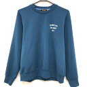 ★特価★【超美品】レザレクション トレーナー ブルー系×白 バックプリント レディース L ゴルフウェア Resurrection