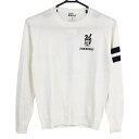 ★特価★【新品】ジャックバニー×ドラえもん セーター 白×ネイビー ニット うさ耳ドラえもん ウール混 レディース 0(S) ゴルフウェア Jack Bunny