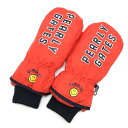 【当店ポイント5倍!6月1日限り】★特価★【美品】パーリーゲイツ 手袋 レッド×ネイビー ニコちゃん スマイル ミトングローブ メンズ ゴルフウェア PEARLY GATES