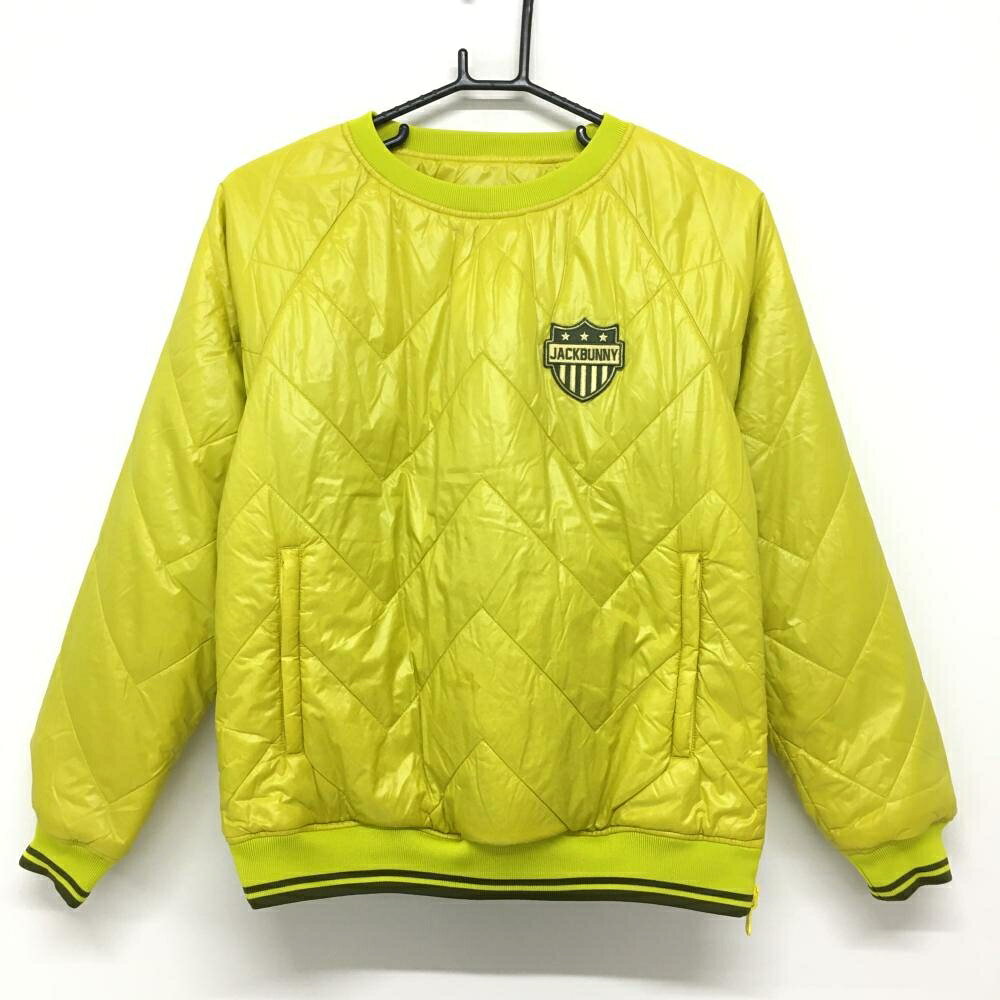 レオナード 楽天市場店の【超美品】ジャックバニー 中綿リバーシブルスニード イエロー×カーキ 一部ボア 裏キルティング レディース 1(M) ゴルフウェア Jack Bunny｜アングル3