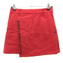 ★特価★【超美品】マスターバニー ストレッチスカート レッド×黒 ポケット口パイピング レディース 0(S) ゴルフウェア MASTER BUNNY EDITION(4)