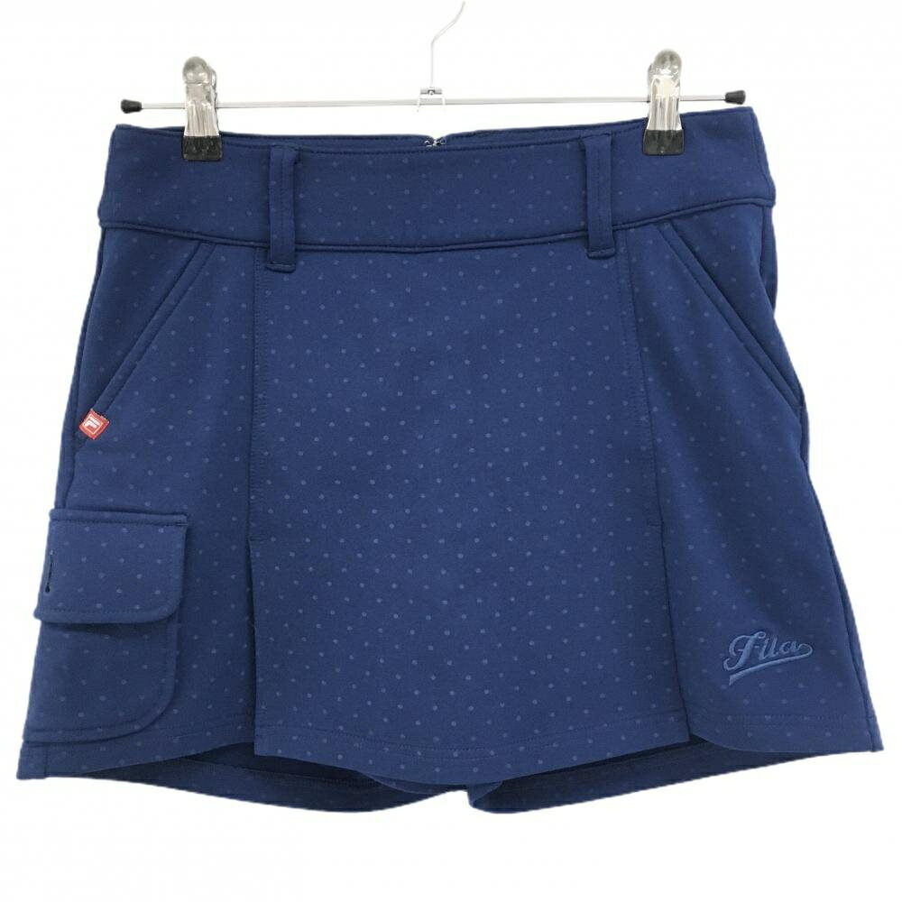 Skirts - 【超美品】フィラゴルフ スカート ネイビー ドット 裏起毛 内側インナーパンツ レディース S ゴルフウェア FILA GOLF