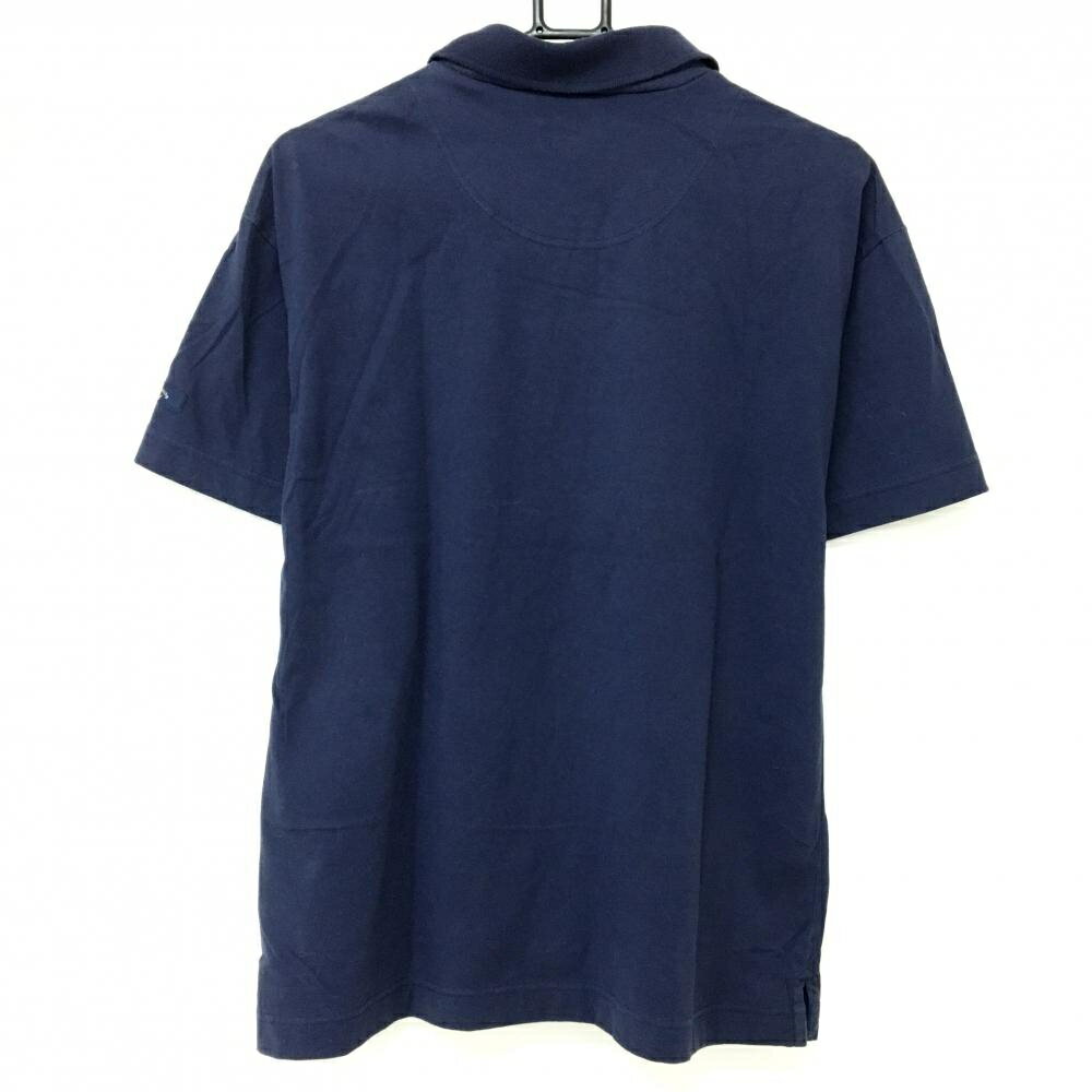キャロウェイ 襟付きTシャツ ネイビー 2WAY 襟着脱可 メンズ L ゴルフウェア Callaway
